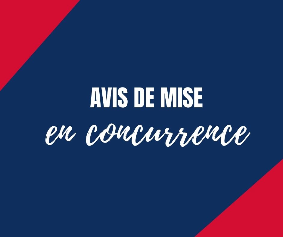 Avis de mise en concurrence