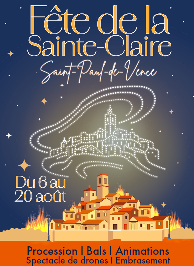 Fête de la Sainte-Claire : un spectacle de drones inédit !