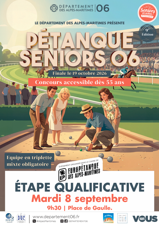 Pétanque Seniors 06 : étape qualificative à Saint-Paul-de-Vence