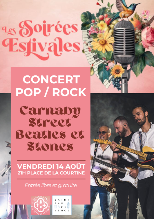 Concert des Estivales 06 : “Carnaby Street Beatles et Stones”
